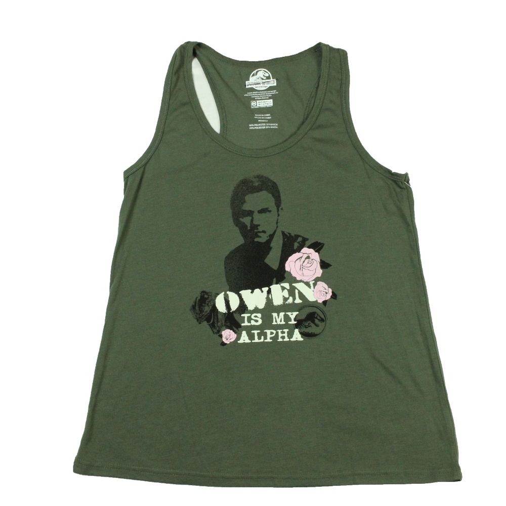 Jurassic World Owen is my Alpha Size XS Tank Top